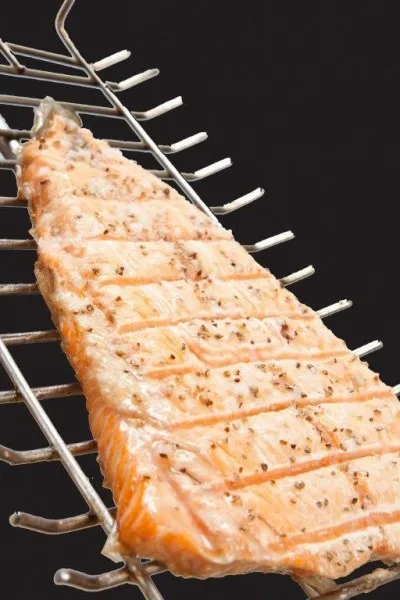 Salmão assado